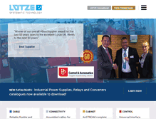 Tablet Screenshot of lutze.co.uk